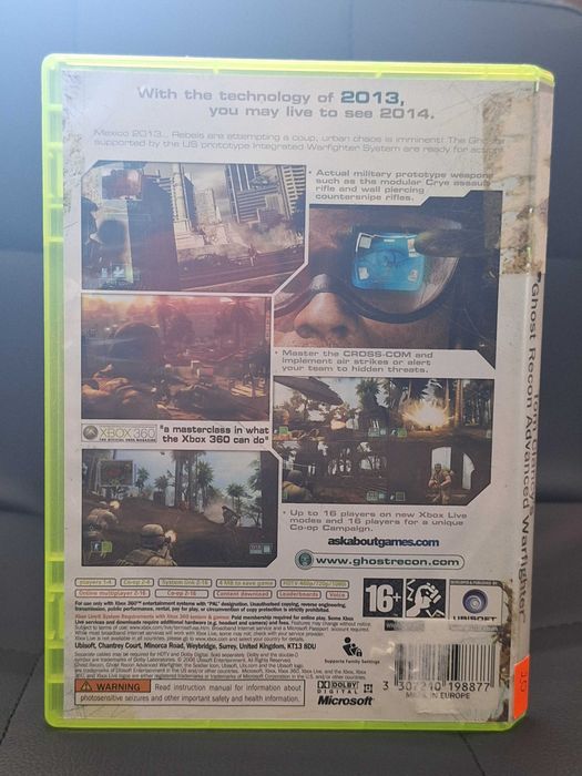 Tom Calncy's Ghost Recon Advanced Warfighter Xbox 360, BDB, CG