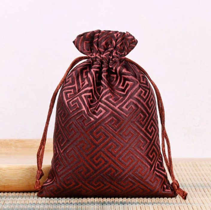 Мешочек для карт таро, цвет коричневый 13х10 см.