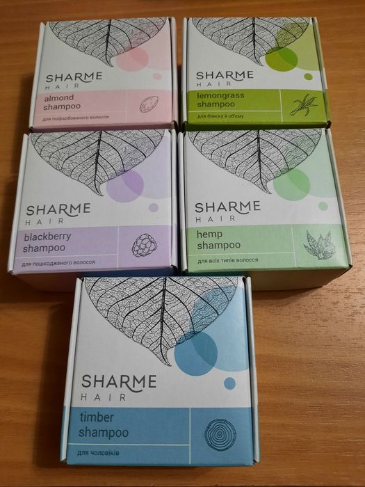 Натуральні тверді шампуні Грінвей