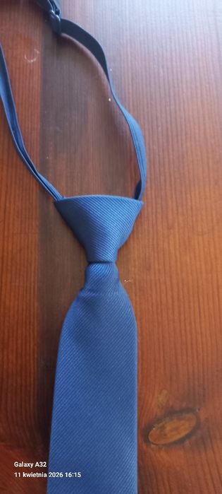 Krawat dla chłopca granatowy h&m
