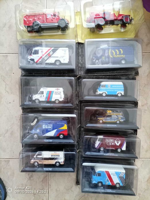 carrinhos miniatura escala 1/43  embalagens ainda seladas
