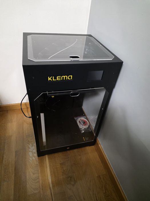 Drukarka 3D KLEMA 250 TWIN PRO – stan BDB, zamiana