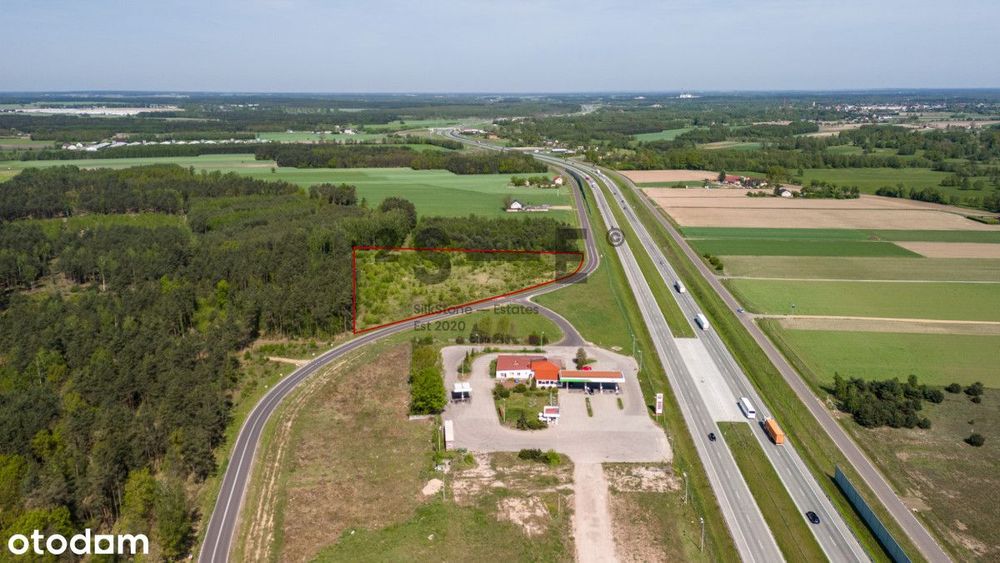 Działka Budowlana Przy S7*Wz Na Budynek Usługowy