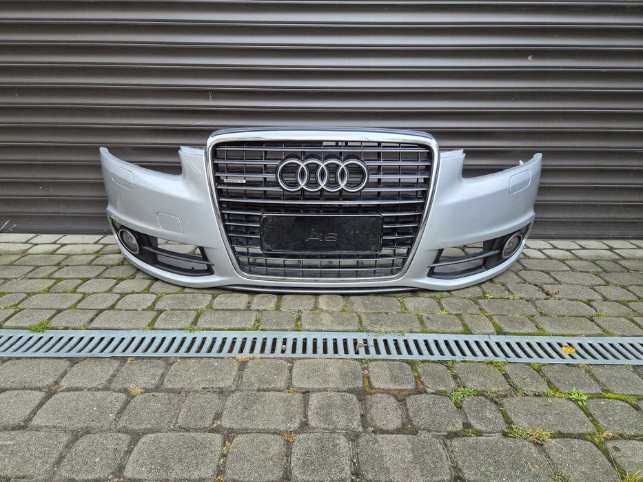 Audi A6 С6 ауди а6 с6  Бампер передний  рестайлинг дорестайл разборка