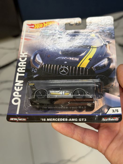 Hot Wheels Premium ’16 Mercedes AMG GT3 Open Track mega model z 2019