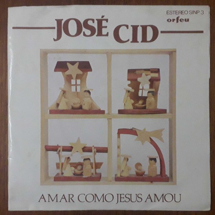 José Cid single em vinil "Amar como Jesus amou"