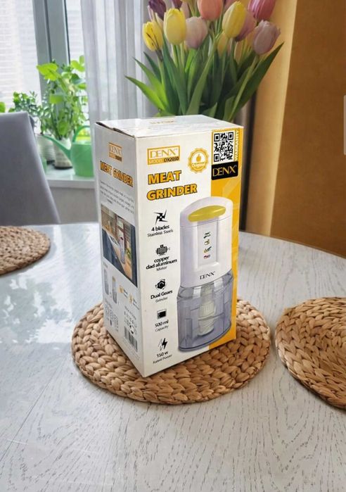 Міні подрібнювач кухонний 0,5 л компактний чоппер