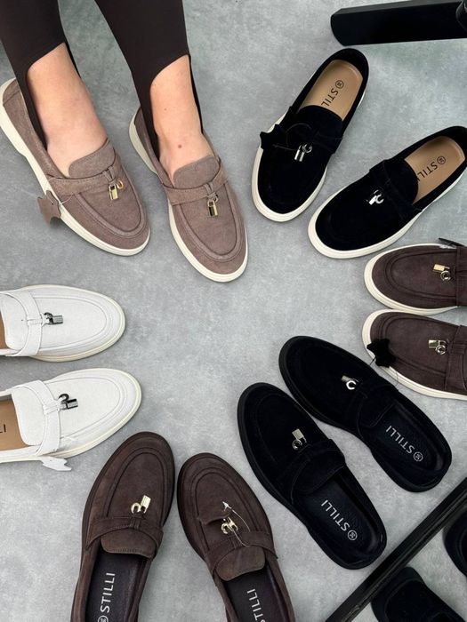 Лофери натуральна замша