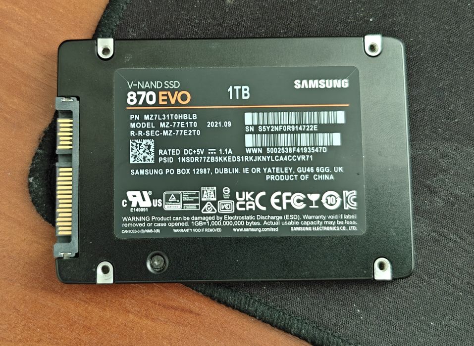 samsung 870 evo 1tb - купити комплектуючі для ПК - Ціна на OLX.ua