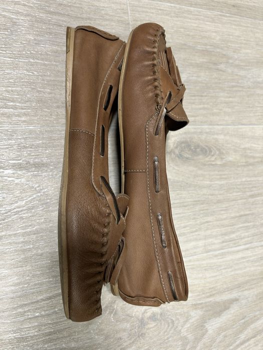 Балетки Tom Tailor кожаные мокасины слипоны туфли