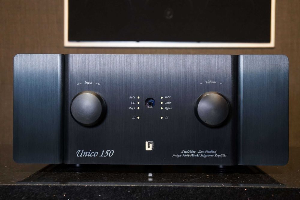 Unison Research Unico 150 Czarny wzmacniacz zintegrowany stereo Outlet