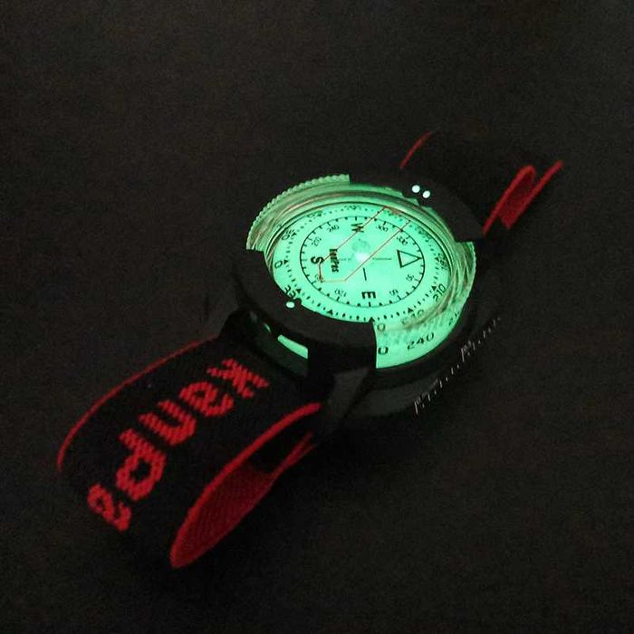 Професійний люмінесцентний водолазний наручний компас 6 ATM