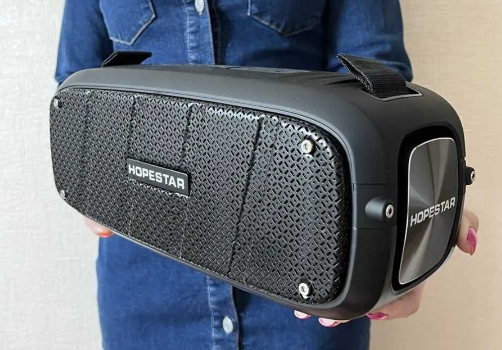 Лучшая портативная Bluetooth колонка Hopestar A20 на 55 Вт / Bass: 2 ...