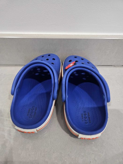 Klapki dziecięce Crocs 207005 cerulean blue Rozm C7 wklad 14.5 cm