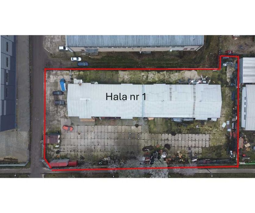 Hala magazynowo-produkcyjny / Hala o wielkości 800m² na sprzedaż