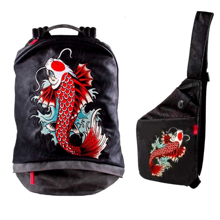 Сумка унісекс через плече Skinarma та Рюкзак унисекс Skinarma