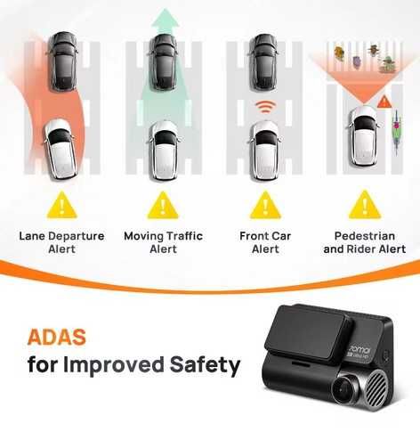 Авто реєстратор 70mai A810s/ A510 4K GPS ADAS НОВИНКА авто