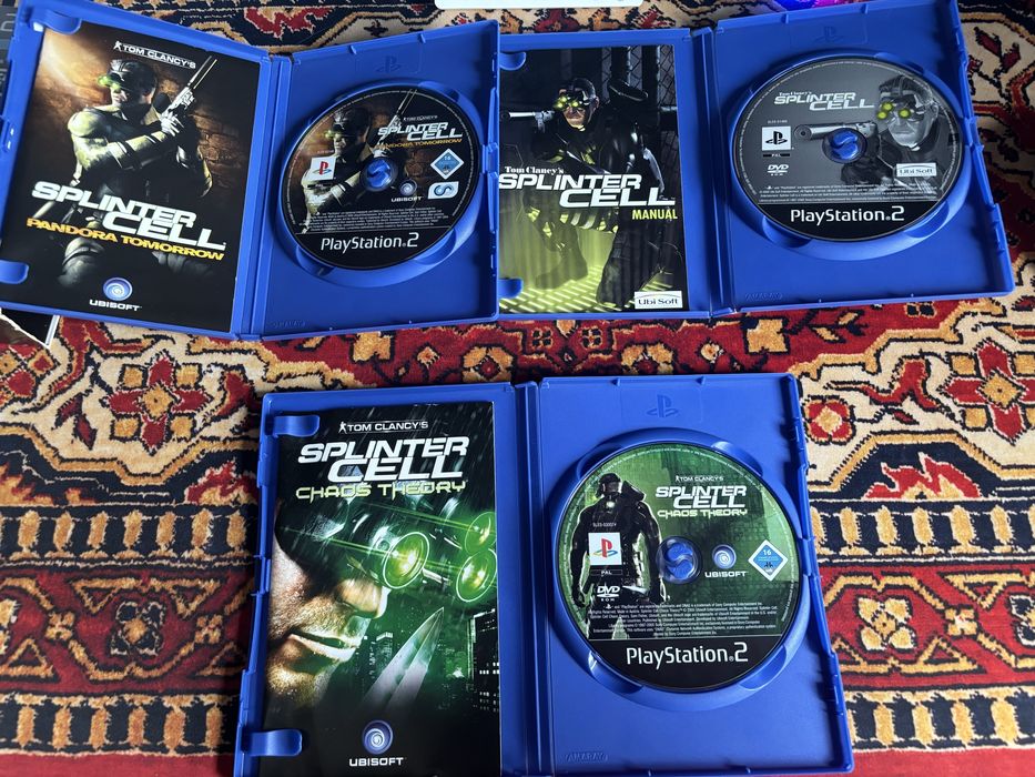 Gra playstation 2 Tom clancy’s splinter cell trilogy limited edition