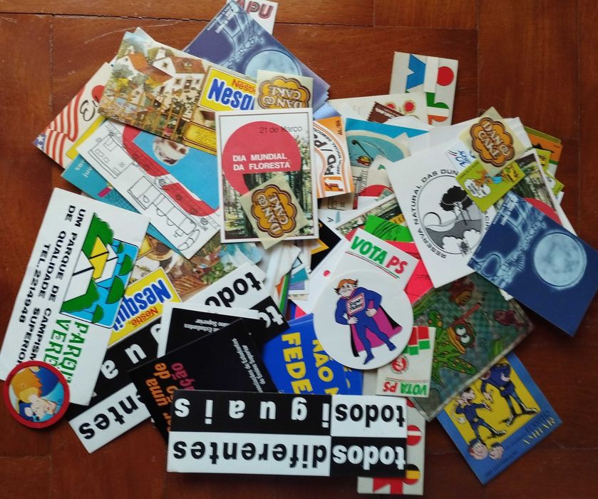 Autocolantes antigos vintage