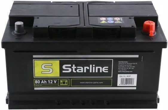 NOWY Akumulator STARLINE 80AH 760A +P 12V AGM 3 lata gwarancji 75ah
