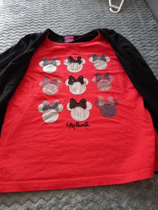 Bluzka czerwono czarna