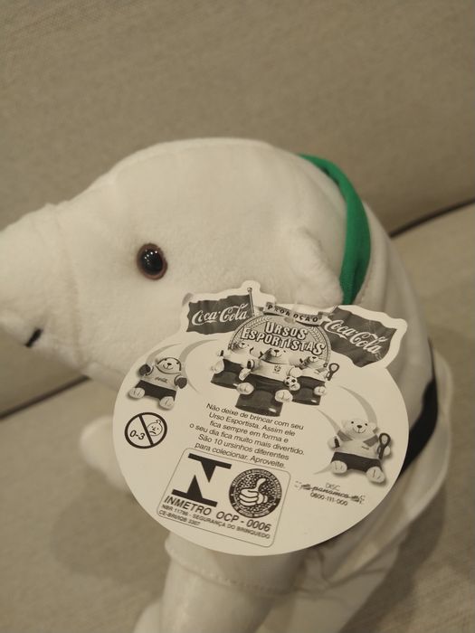 Brinde da Coca-Cola Brasil - Urso Esportista