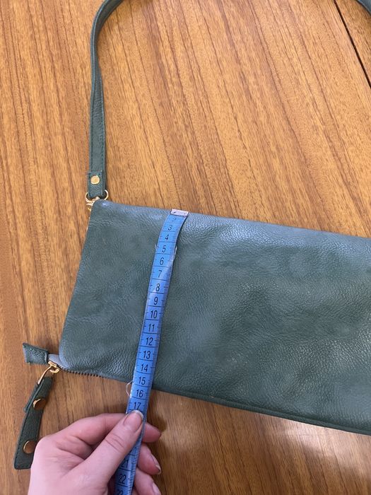 Сумка клатч зелена