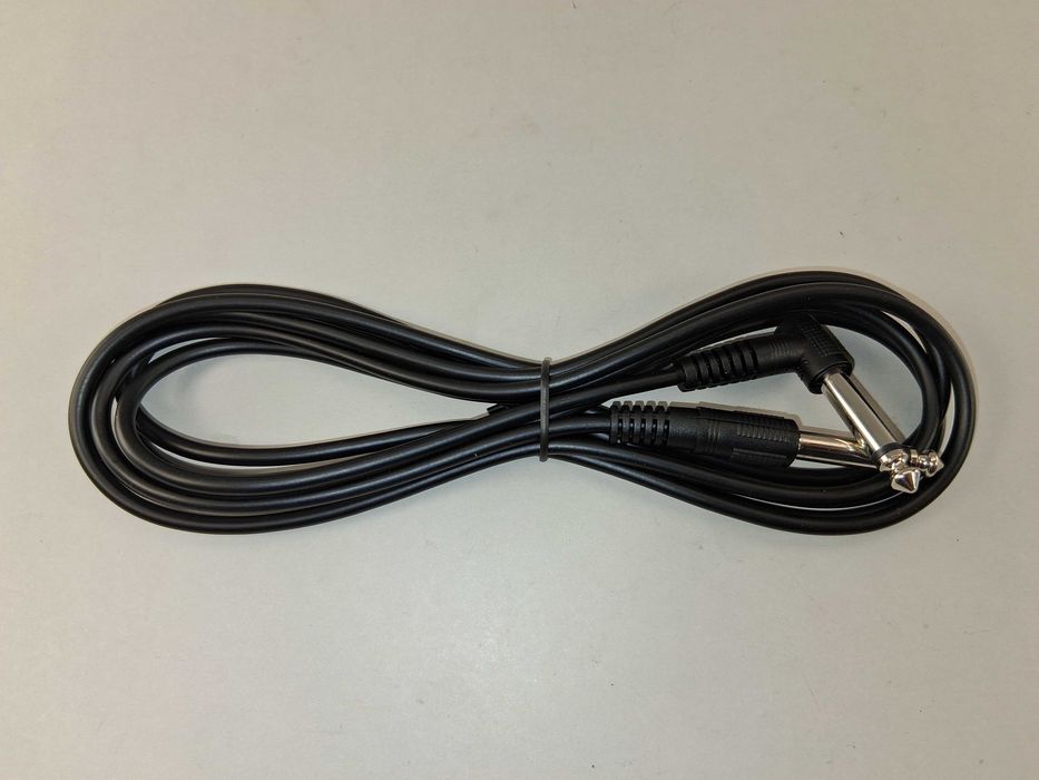 N040 Kabel Gitarowy Instrumentalny JACK 6.3 mm Prosty Kątowy
