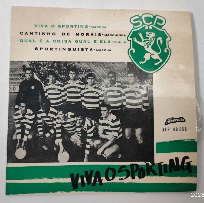 Sporting - Bilhetes , Disco e estatueta do Leão