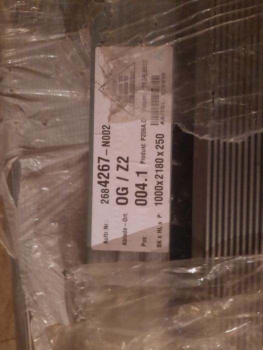 7 Estoros Metálicos, alumínio, com motor incorporado