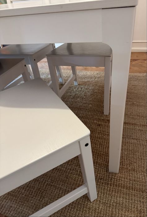 Mesa de sala + 6 cadeiras Ikea - BOM ESTADO!