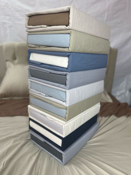 Комбіновані сатинові комплекти постільної білизни, на дві сторони Діма