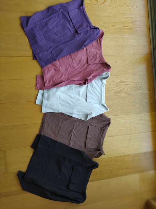 Camisola licra cardada tamanho M com gola - vendido individual