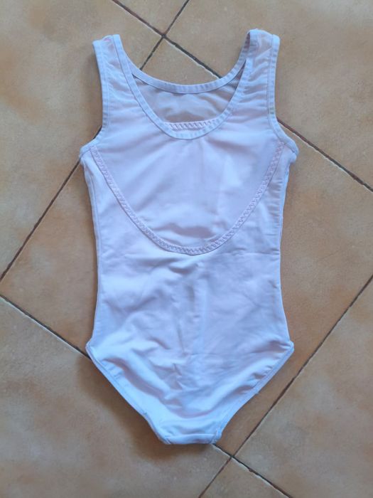 Maillot rosa claro menina Decathlon