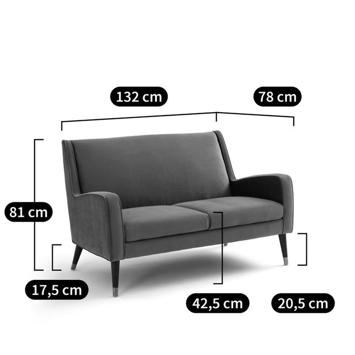 Sofá 2 lugares La Redoute