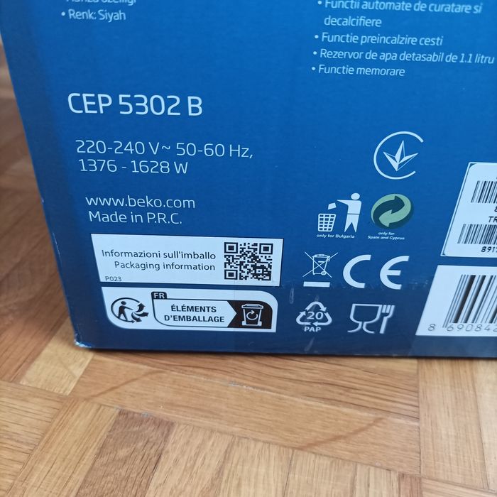Ekspres kolbowy Beko CEP5302B