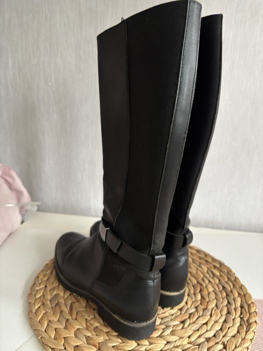 Kozaki Deichmann skóra