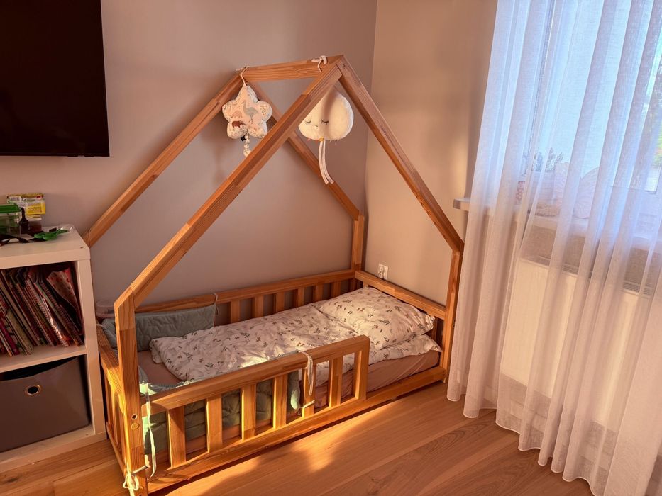 Łóżeczko Domek Teddy + materac