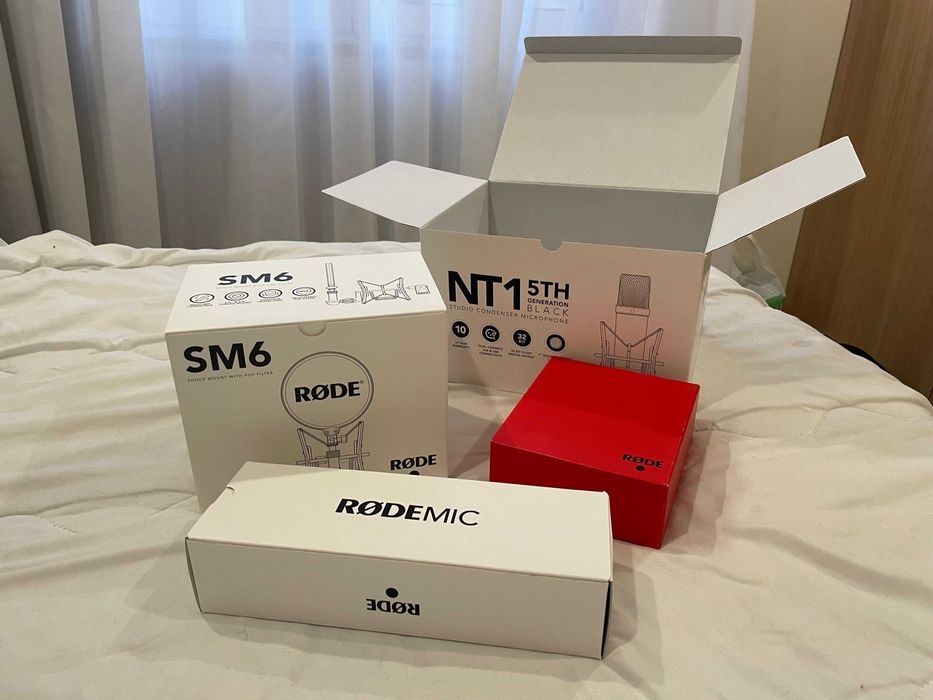 KIT Microfone Studio NT1 Gen5 (Black Rode) - [NOVO!]