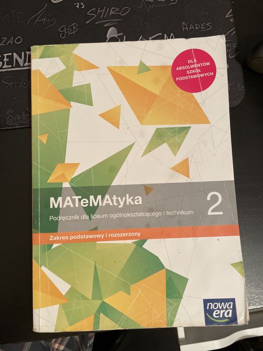 MATeMAtyka 2  zakres podstawowy i rozszerzony nowa era