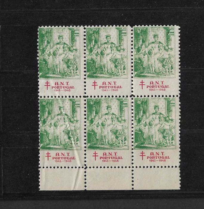 6 vinhetas novas. Portugal 1945/46