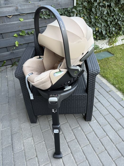 Cybex Cloud T i-Size Plus – Beige + baza obrotowa