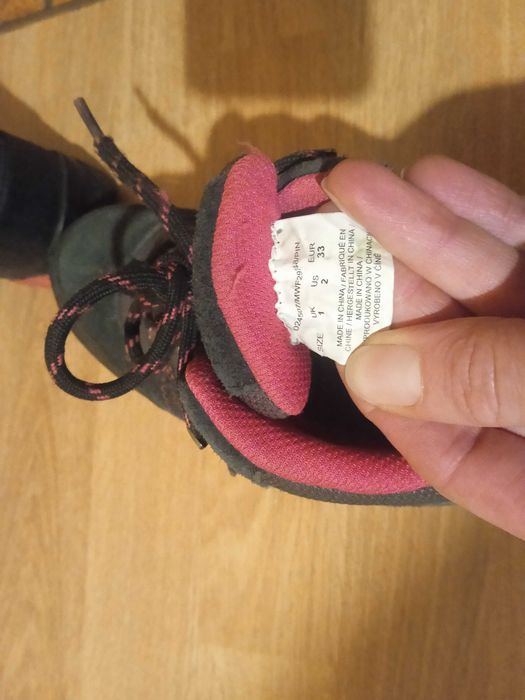 Buty trekingowe mountain warehouse 33 wkładka 21,5 vibram membrana