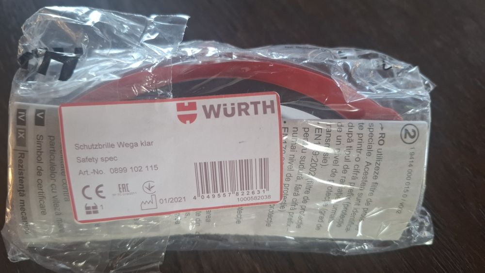Okulary ochronne Würth Wega