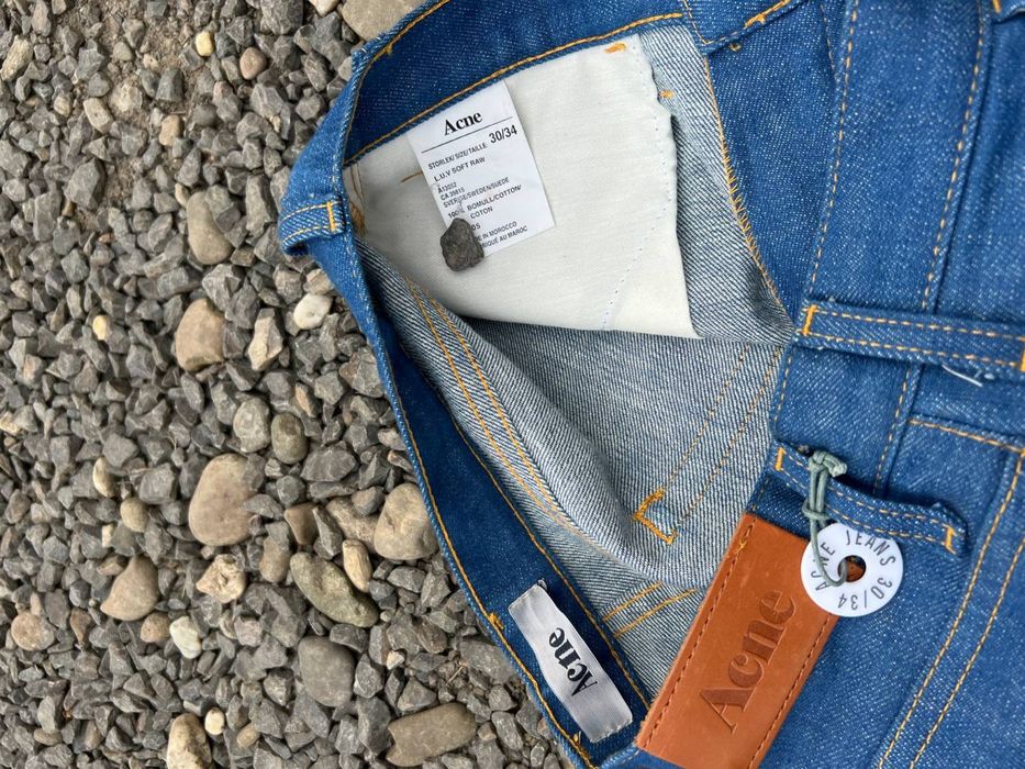 acne jeans l.u.v soft raw жіночі