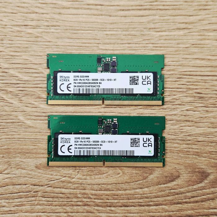 Pamięć RAM 16GB (2x8GB) DDR5 SO-DIMM SK Hynix