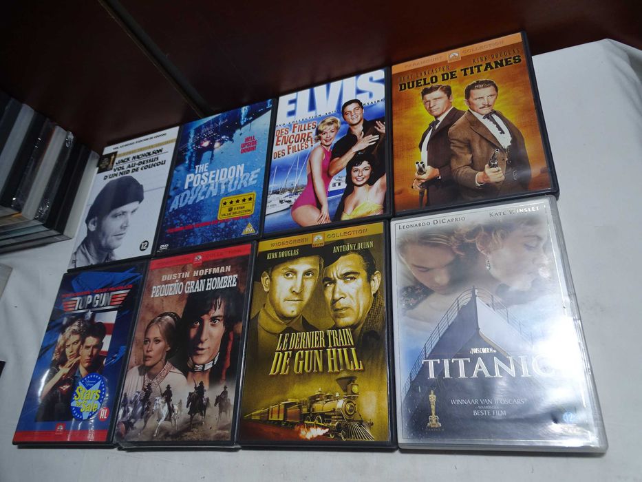 DVDs importados com legendas PT-5 euros cada