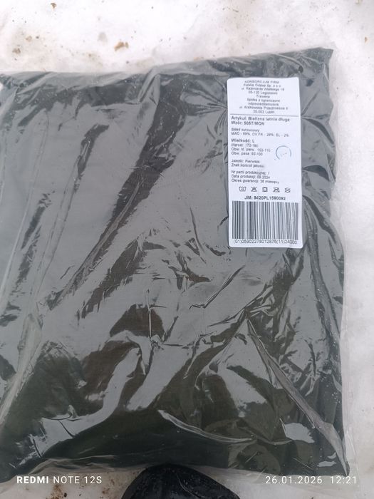 bielizna długa letnia wojskowa 2 kpl