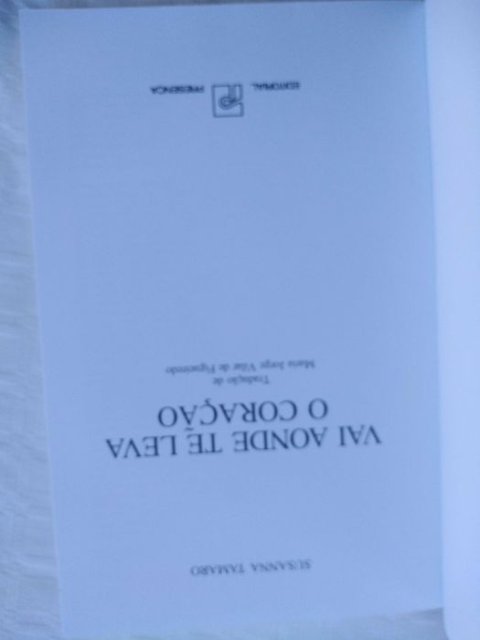 Livro Vai onde te leva o coração