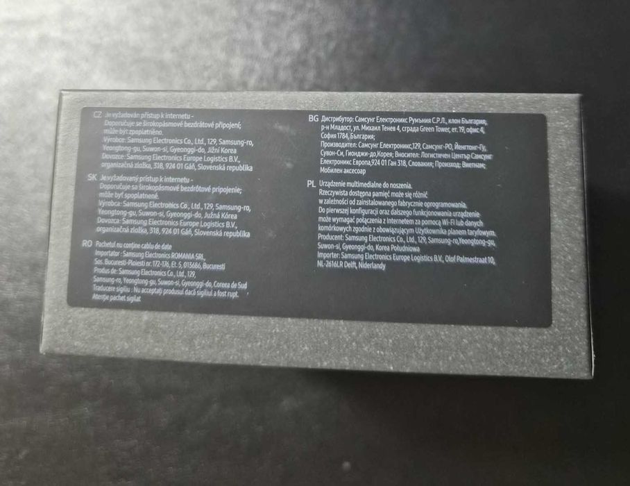 [NOWE/ZAFOLIOWANE] Słuchawki Samsung Galaxy Buds 4 Pro + Dowód Zakupu